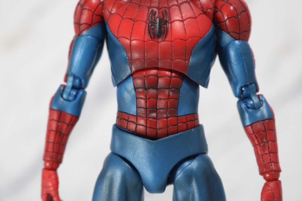 MAFEX　スパイダーマン　COMIC　コミック　Ver　レビュー　全身