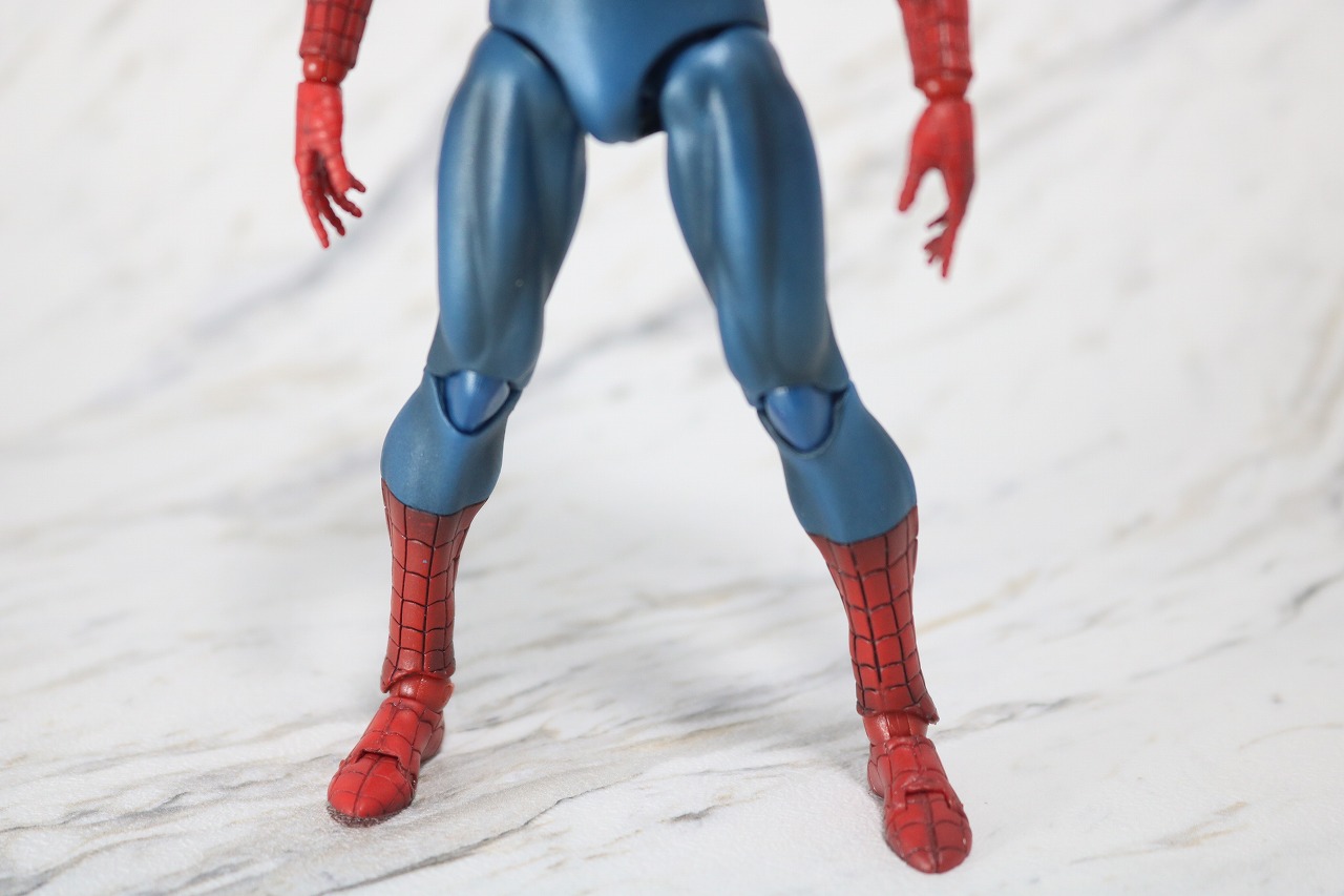 MAFEX　スパイダーマン　COMIC　コミック　Ver　レビュー　全身