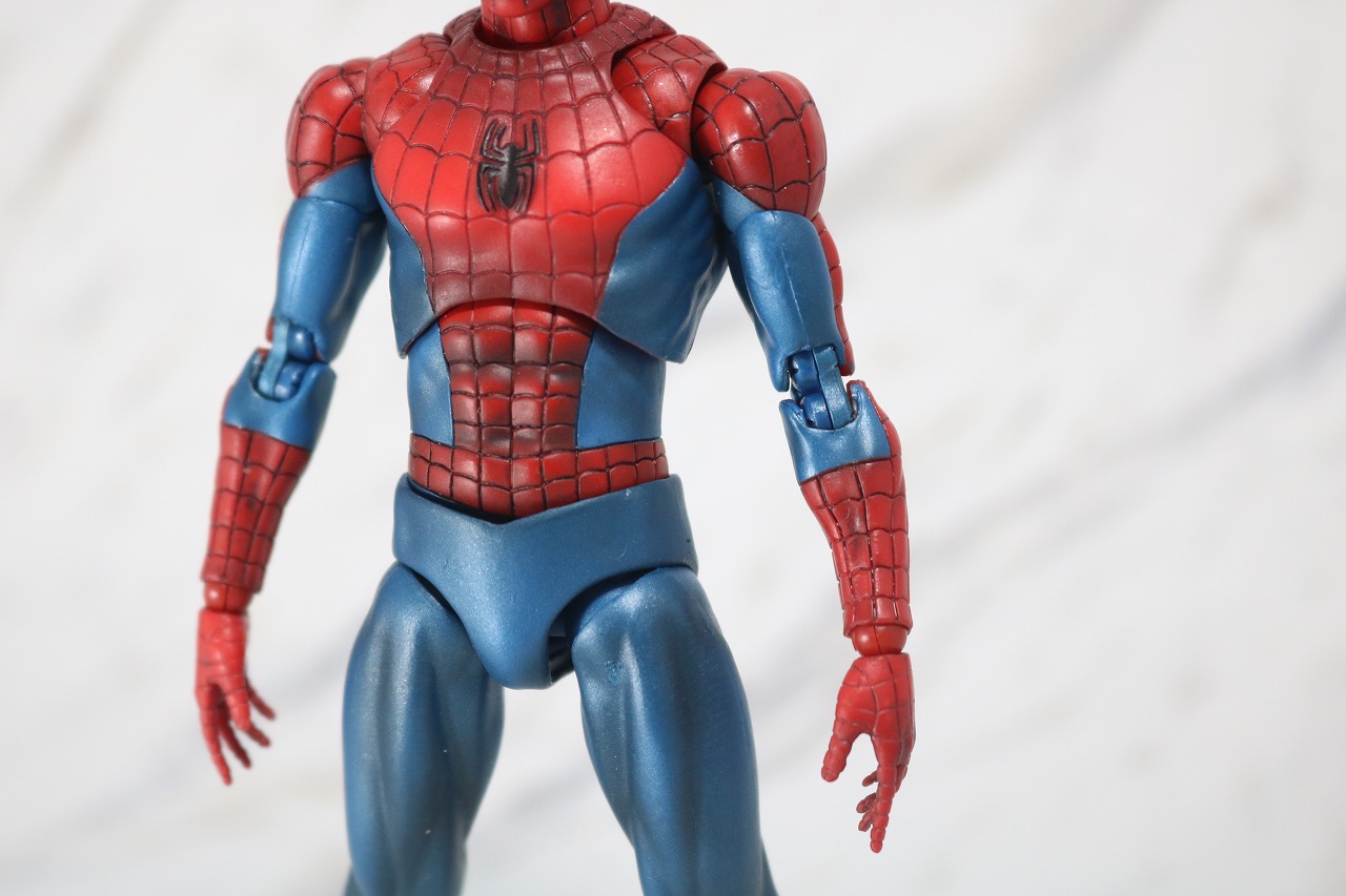 MAFEX　スパイダーマン　COMIC　コミック　Ver　レビュー　全身