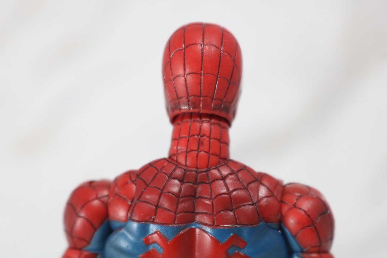 MAFEX　スパイダーマン　COMIC　コミック　Ver　レビュー　全身　頭部　マスク