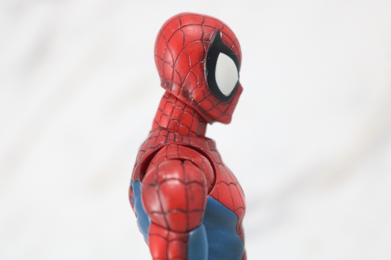 MAFEX　スパイダーマン　COMIC　コミック　Ver　レビュー　全身　頭部　マスク