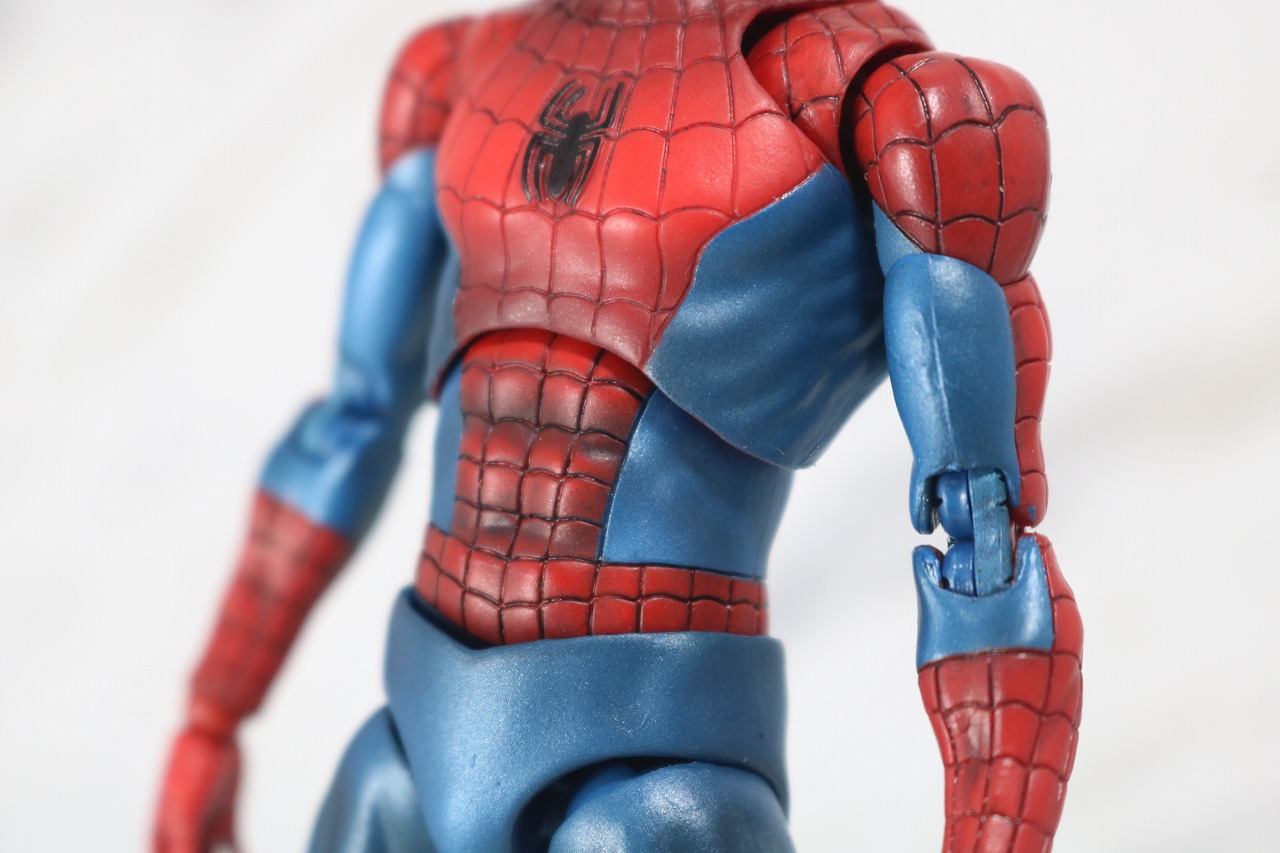 MAFEX　スパイダーマン　COMIC　コミック　Ver　レビュー　全身