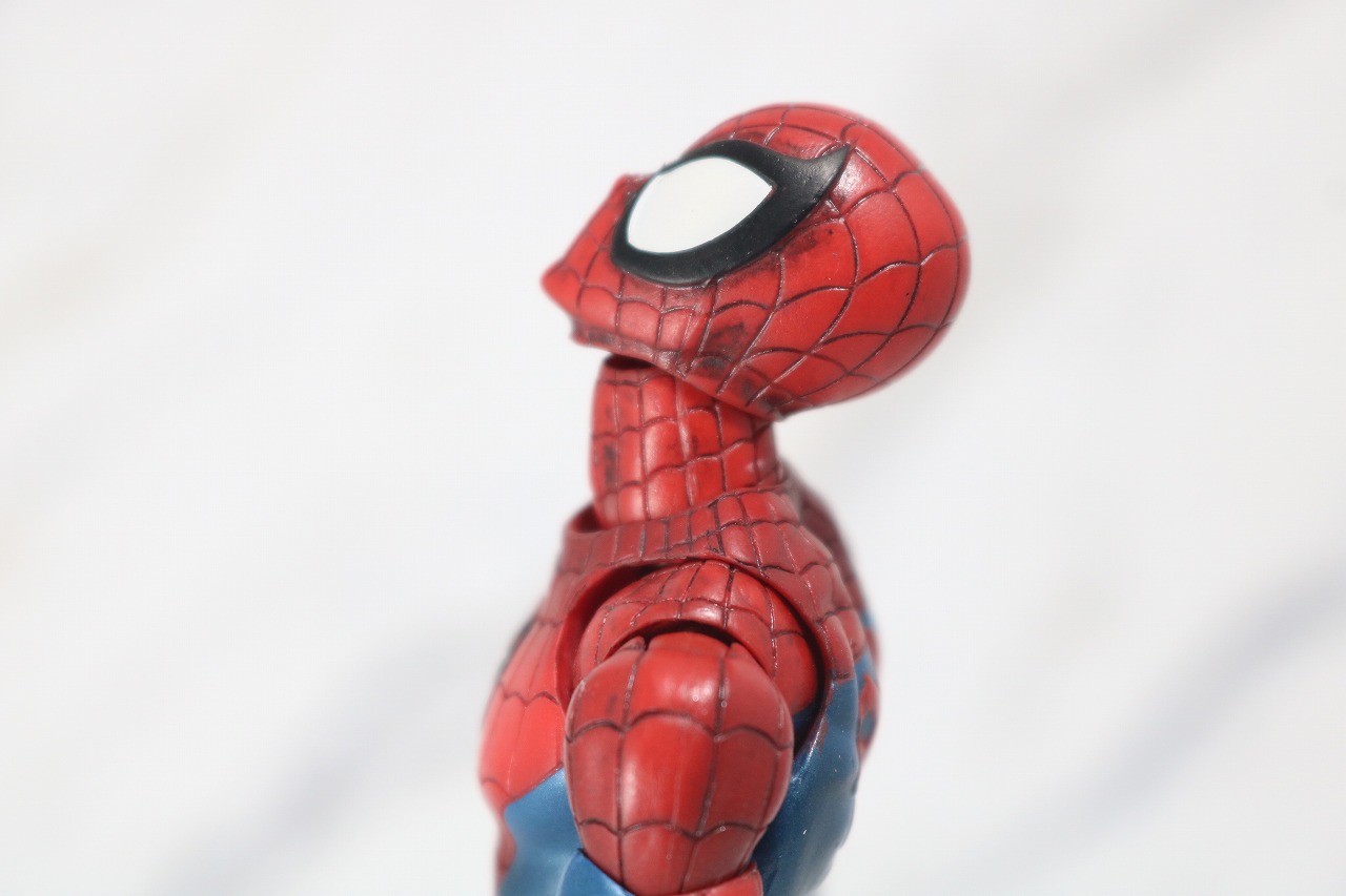 MAFEX　スパイダーマン　COMIC　コミック　Ver　レビュー　可動範囲