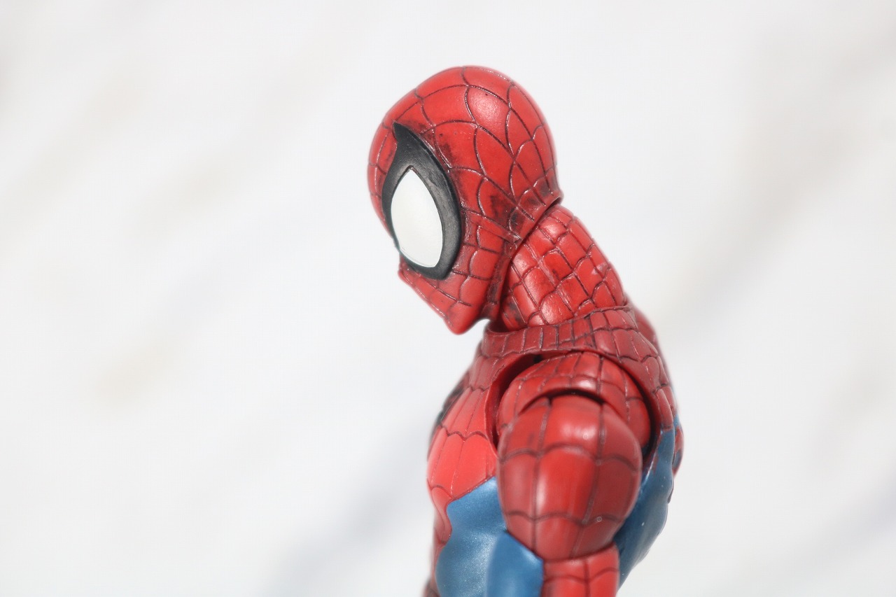 MAFEX　スパイダーマン　COMIC　コミック　Ver　レビュー　可動範囲