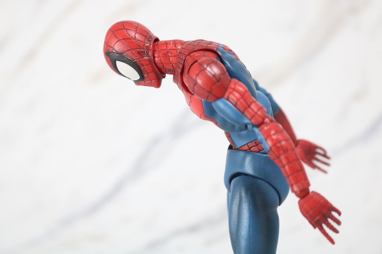 MAFEX　スパイダーマン　COMIC　コミック　Ver　レビュー　可動範囲