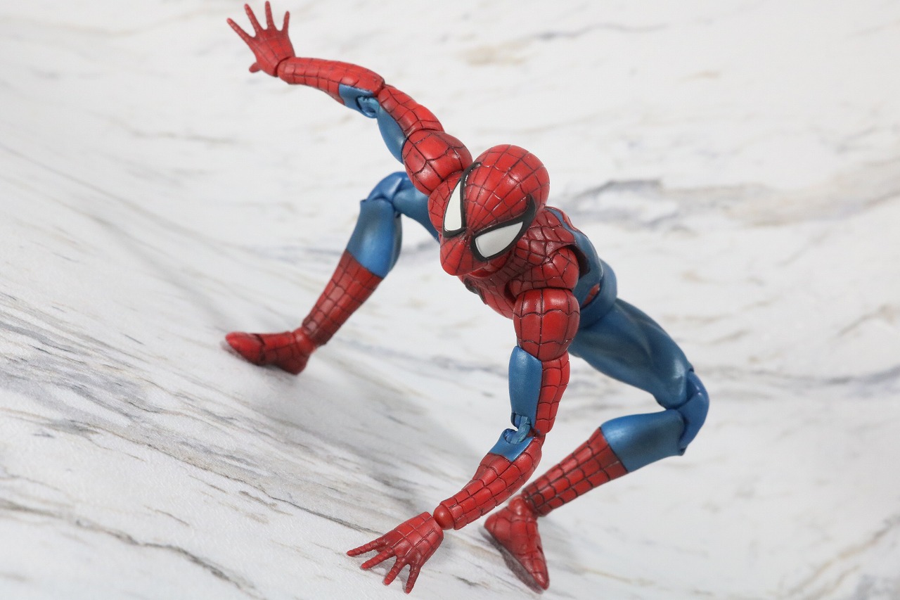 MAFEX　スパイダーマン　COMIC　コミック　Ver　レビュー　アクション