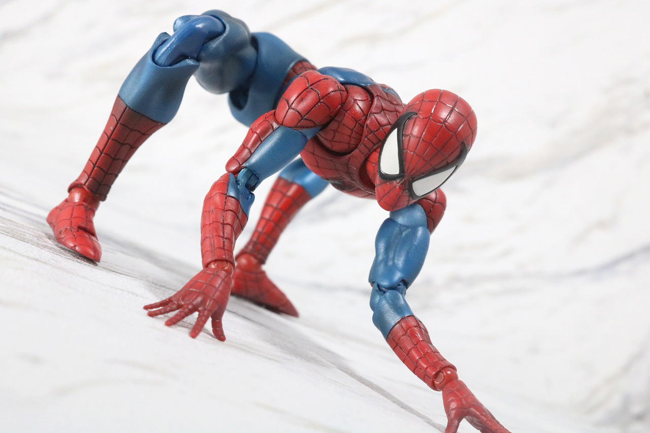 MAFEX　スパイダーマン　COMIC　コミック　Ver　レビュー　アクション