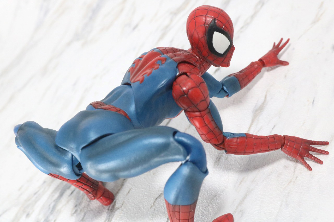 MAFEX　スパイダーマン　COMIC　コミック　Ver　レビュー　アクション