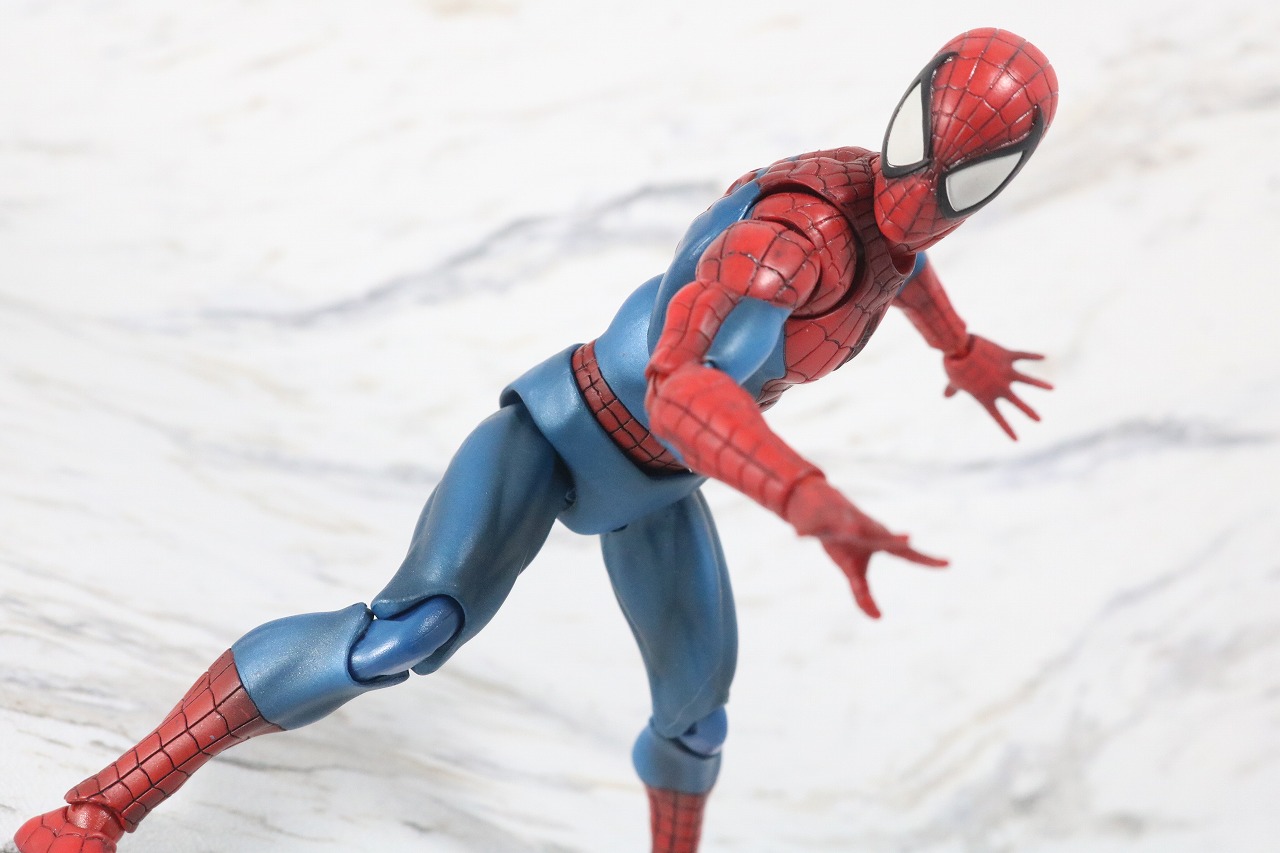 MAFEX　スパイダーマン　COMIC　コミック　Ver　レビュー　アクション