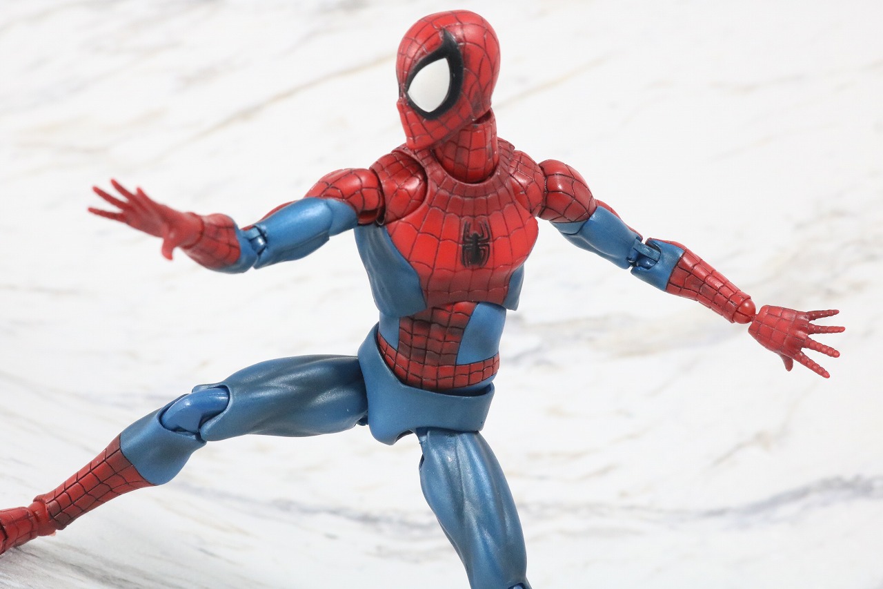 MAFEX　スパイダーマン　COMIC　コミック　Ver　レビュー　アクション