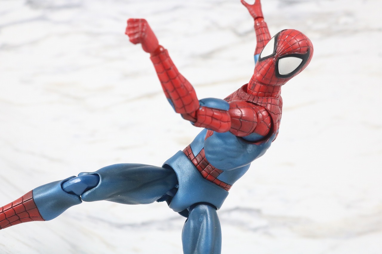 MAFEX　スパイダーマン　COMIC　コミック　Ver　レビュー　アクション