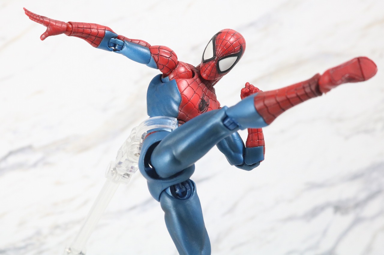 MAFEX　スパイダーマン　COMIC　コミック　Ver　レビュー　アクション