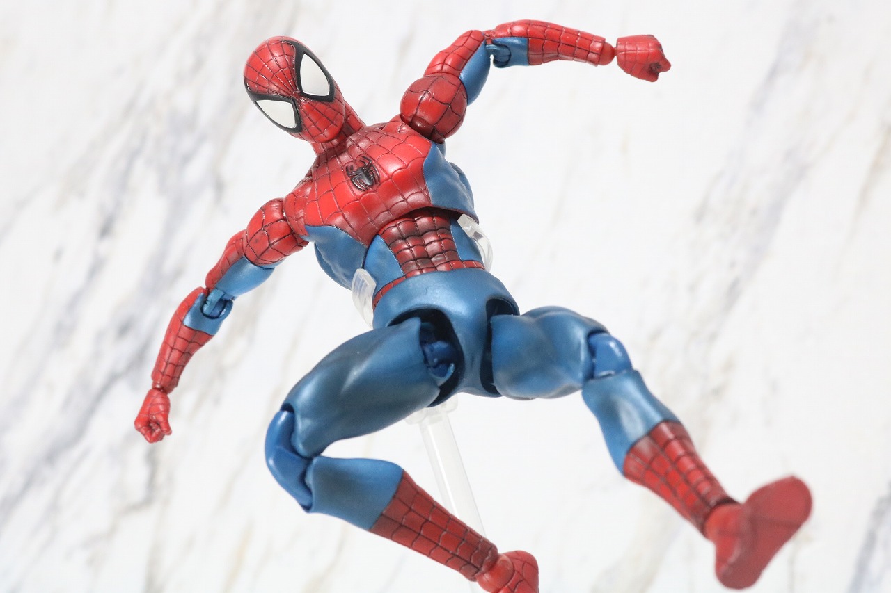 MAFEX　スパイダーマン　COMIC　コミック　Ver　レビュー　アクション