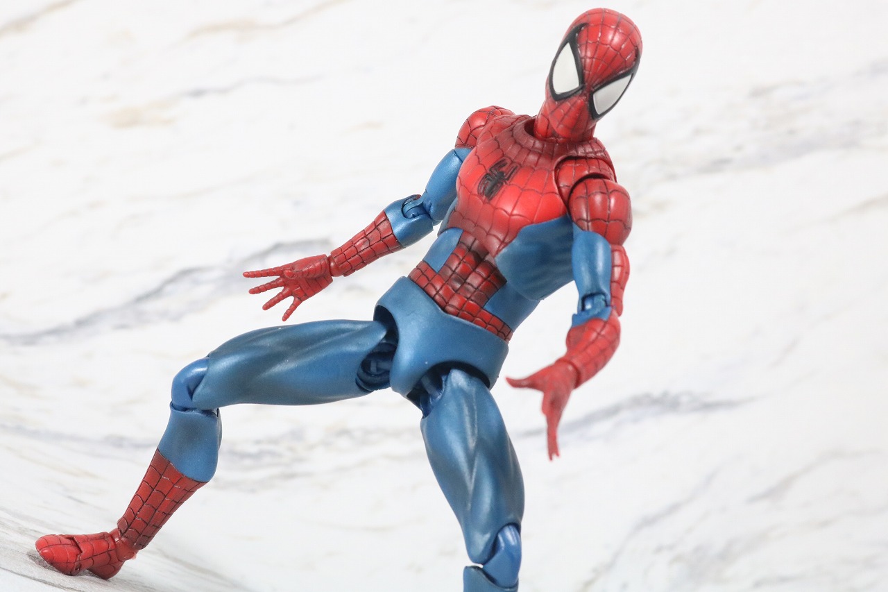 MAFEX　スパイダーマン　COMIC　コミック　Ver　レビュー　アクション