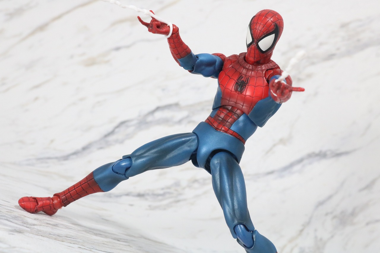 MAFEX　スパイダーマン　COMIC　コミック　Ver　レビュー　アクション