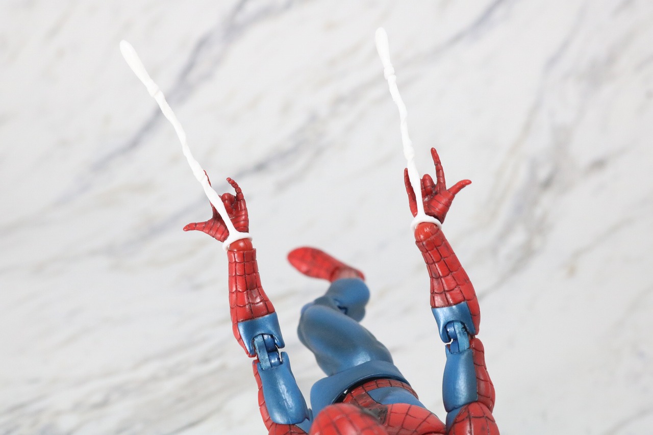 MAFEX　スパイダーマン　COMIC　コミック　Ver　レビュー　付属品