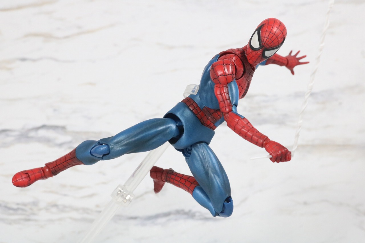 MAFEX　スパイダーマン　COMIC　コミック　Ver　レビュー　アクション