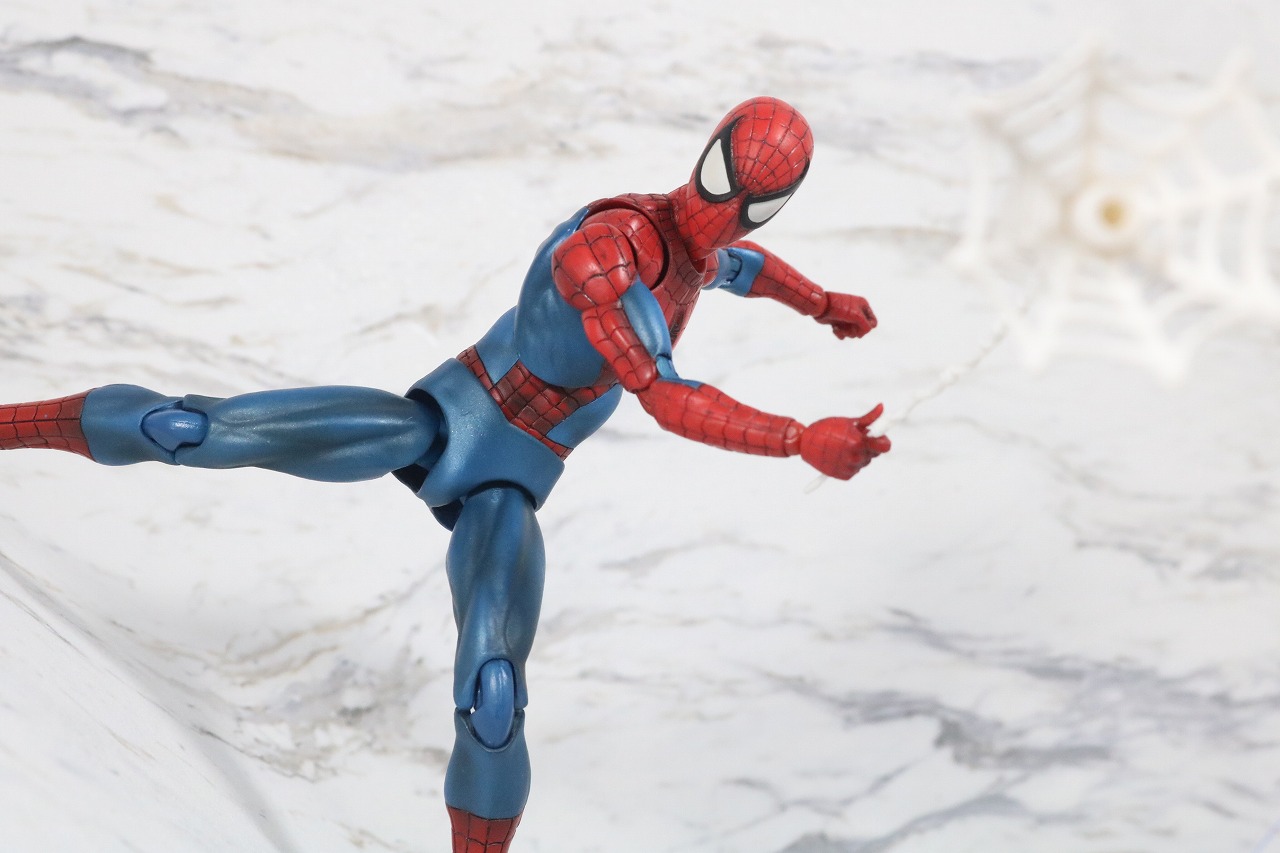 MAFEX　スパイダーマン　COMIC　コミック　Ver　レビュー　アクション