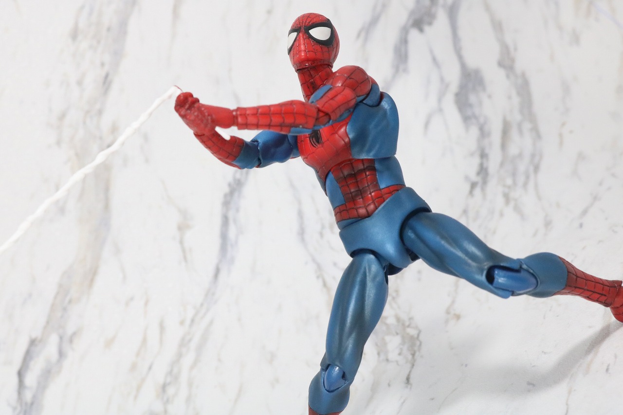 MAFEX　スパイダーマン　COMIC　コミック　Ver　レビュー　アクション