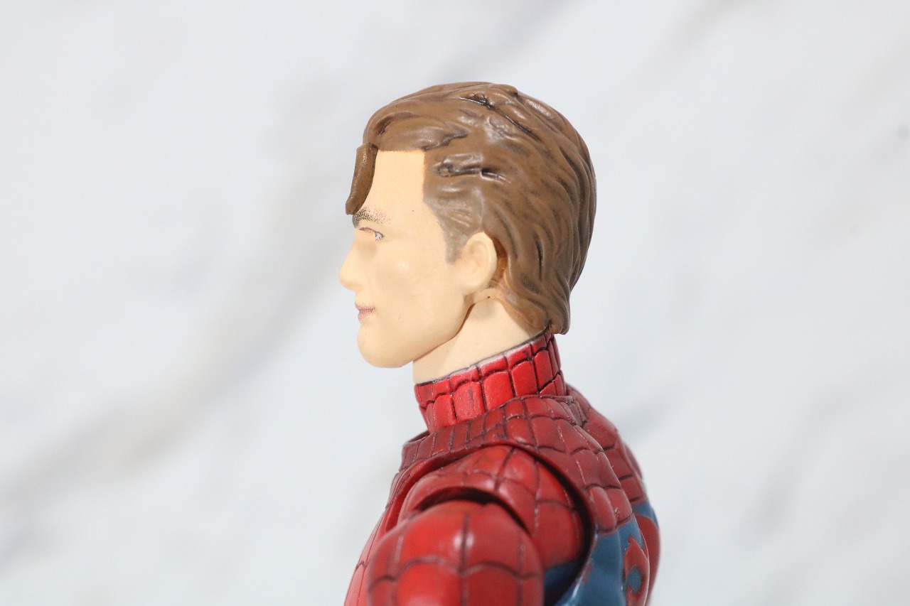 MAFEX　スパイダーマン　COMIC　コミック　Ver　レビュー　付属品　ピーター・パーカー