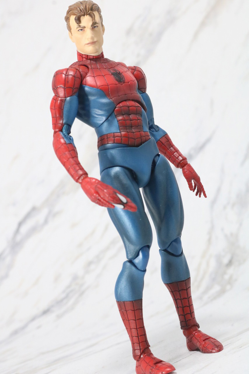 MAFEX　スパイダーマン　COMIC　コミック　Ver　レビュー　アクション