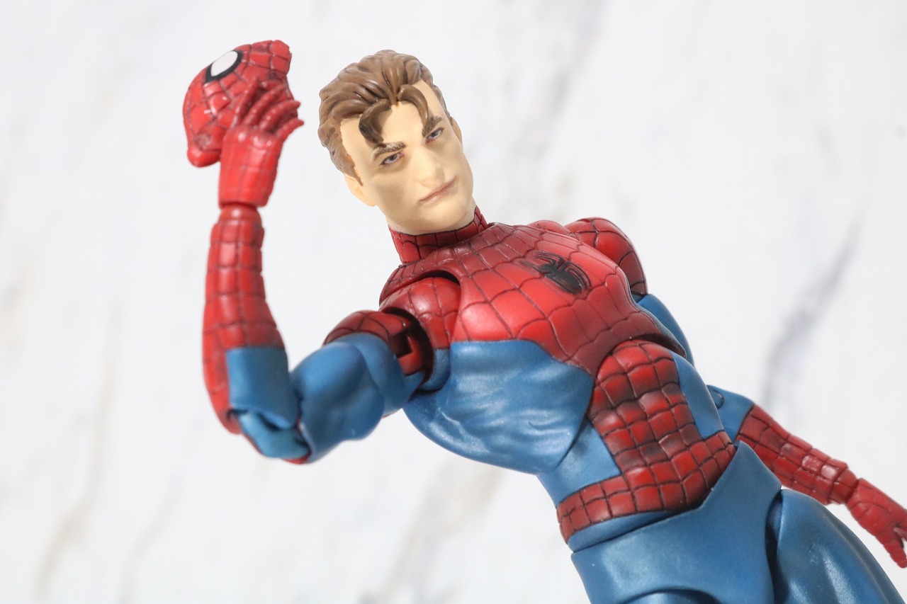 MAFEX　スパイダーマン　COMIC　コミック　Ver　レビュー　アクション