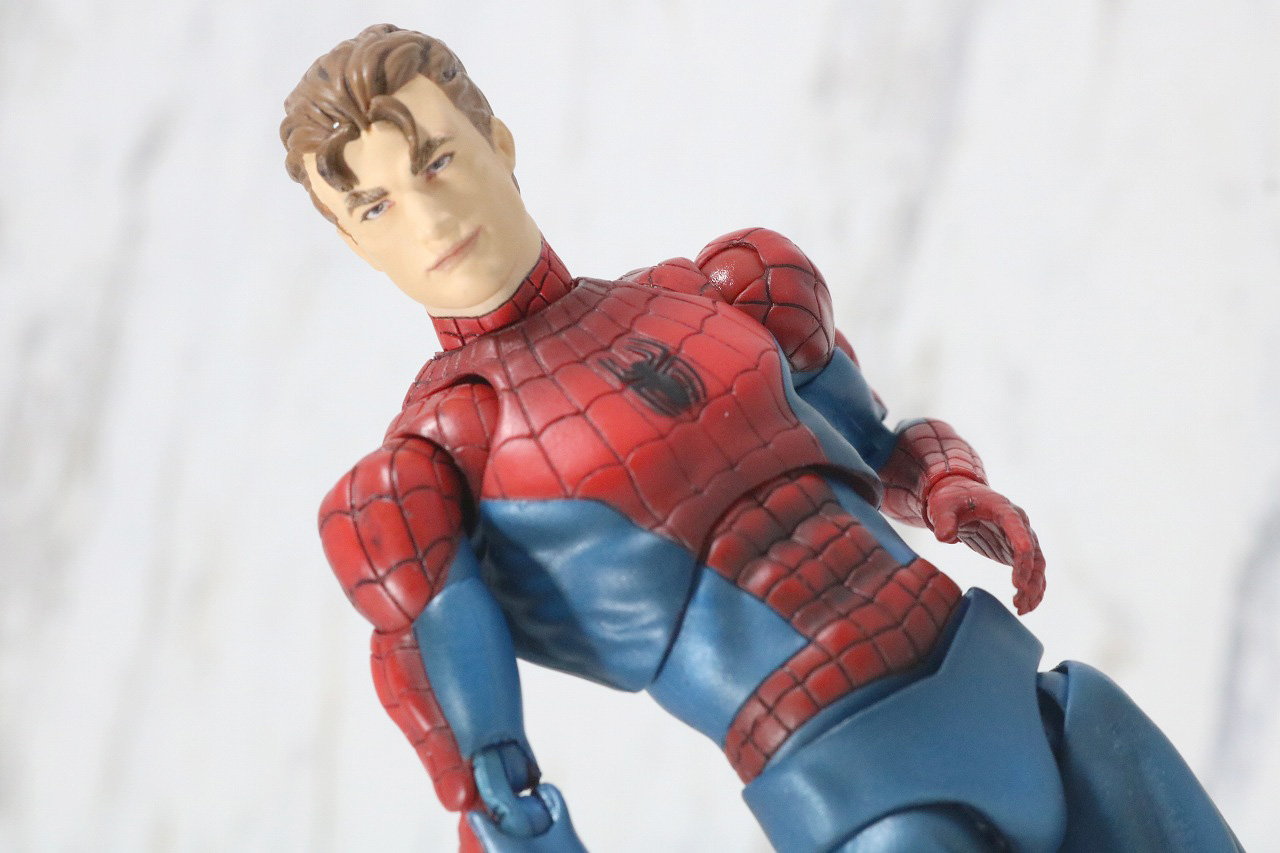 MAFEX　スパイダーマン　COMIC　コミック　Ver　レビュー　アクション