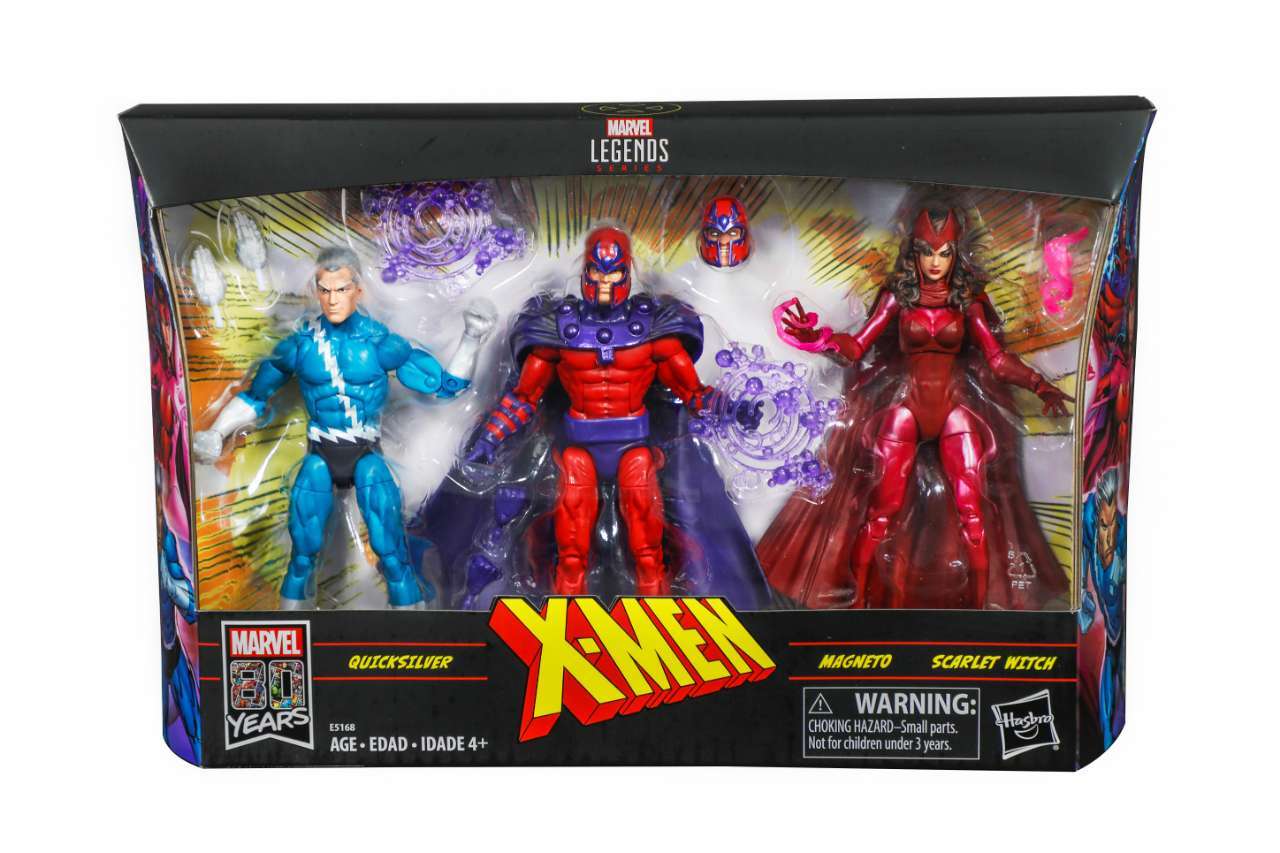 マーベルレジェンド新作！『X-MEN』より「マグニートー」「スカーレット・ウィッチ」「クイックシルバー」が3パックで発売！