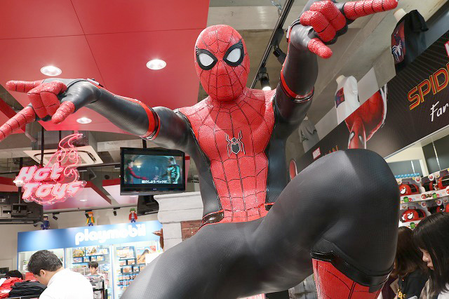 トイサピエンス　原宿　スパイダーマン　ファー・フロム・ホーム　エクスクルーシブ　ジャパンツアー　イベント　レポート