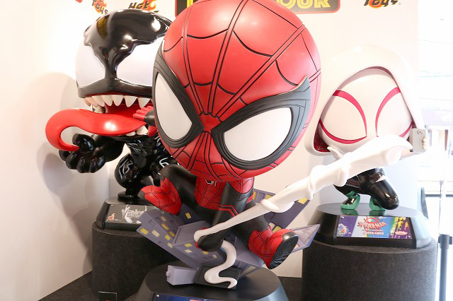 トイサピエンス　原宿　スパイダーマン　ファー・フロム・ホーム　エクスクルーシブ　ジャパンツアー　イベント　レポート