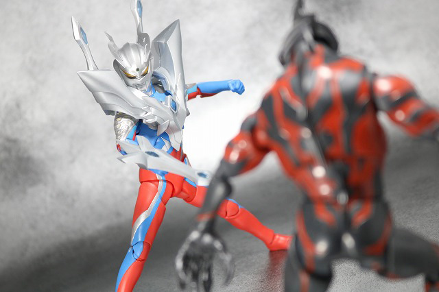 S.H.フィギュアーツ　ウルティメイトイージス／ウルトラマンゼロアーマー オプションパーツセット　レビュー　ウルティメイトゼロ　アクション　ウルトラマンベリアル