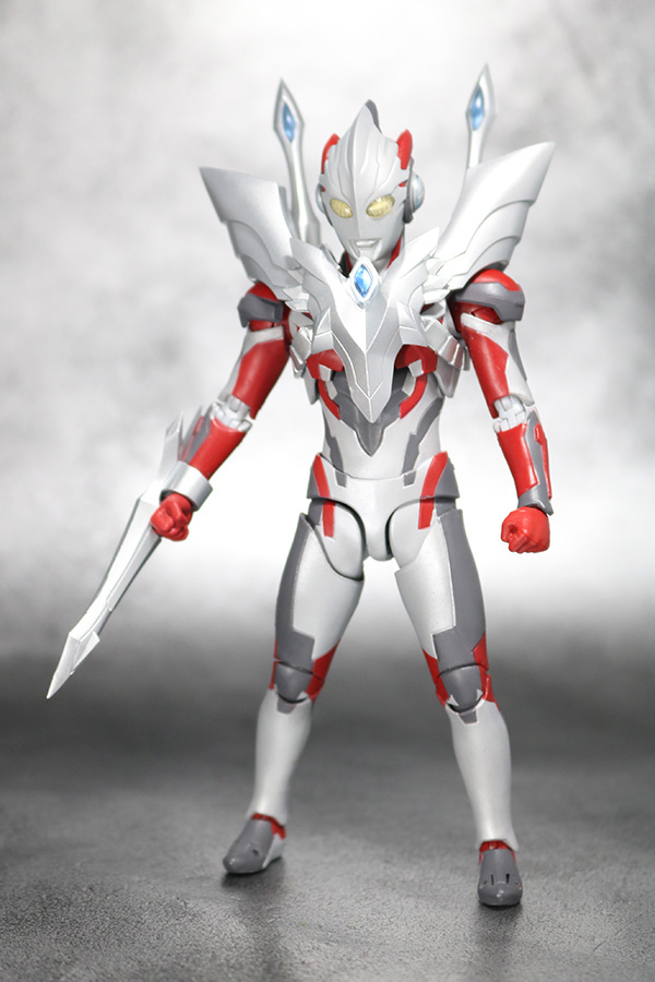 S.H.フィギュアーツ　ウルティメイトイージス／ウルトラマンゼロアーマー オプションパーツセット　レビュー　ウルトラマンエックス　ウルトラマンゼロアーマー 　全身