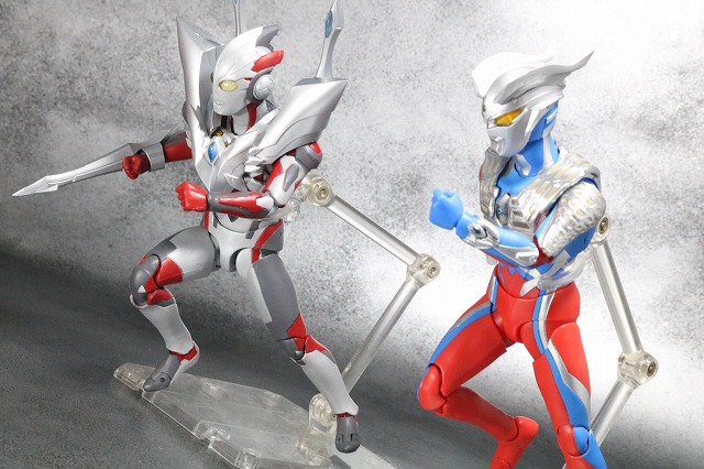 S.H.フィギュアーツ　ウルティメイトイージス／ウルトラマンゼロアーマー オプションパーツセット　レビュー　ウルトラマンエックス　ウルトラマンゼロアーマー 　アクション