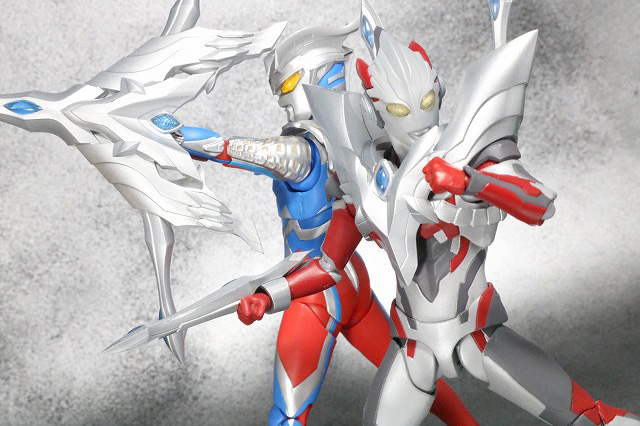 S.H.フィギュアーツ　ウルティメイトイージス／ウルトラマンゼロアーマー オプションパーツセット　レビュー　ウルトラマンエックス　ウルトラマンゼロアーマー 　アクション