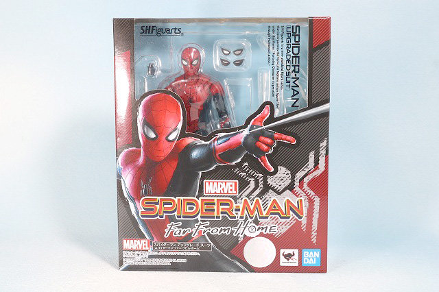 S.H.フィギュアーツ　スパイダーマン アップグレード・スーツ（ファー・フロム・ホーム）　レビュー　パッケージ