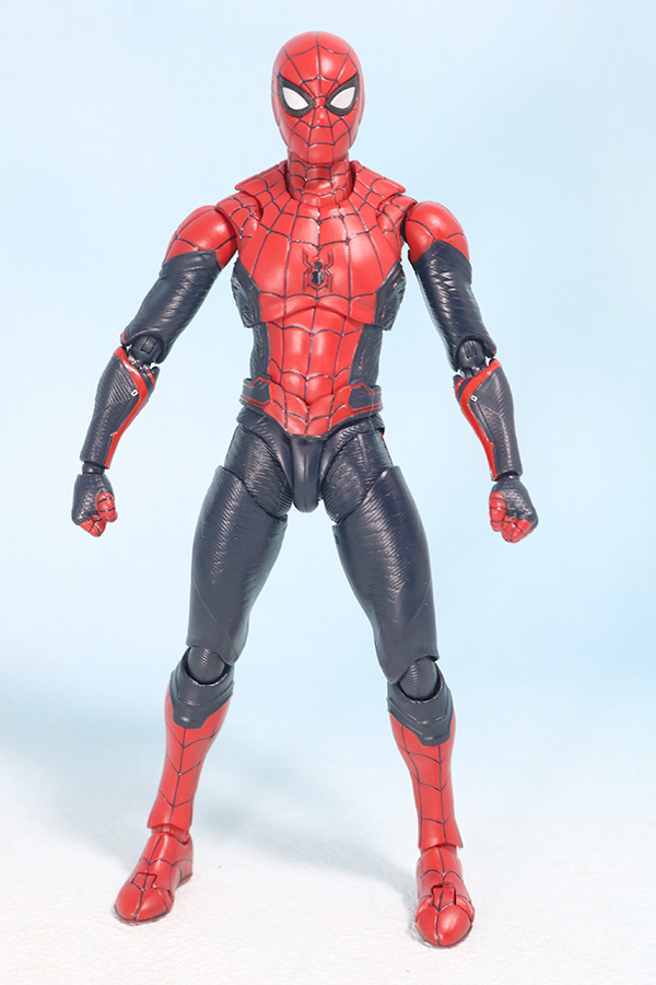 S.H.フィギュアーツ　スパイダーマン アップグレード・スーツ（ファー・フロム・ホーム）　レビュー　全身