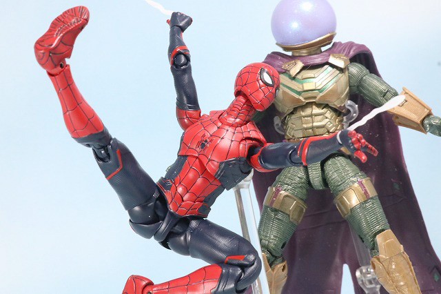 S.H.フィギュアーツ　スパイダーマン アップグレード・スーツ（ファー・フロム・ホーム）　レビュー　アクション　マーベルレジェンド　ミステリオ