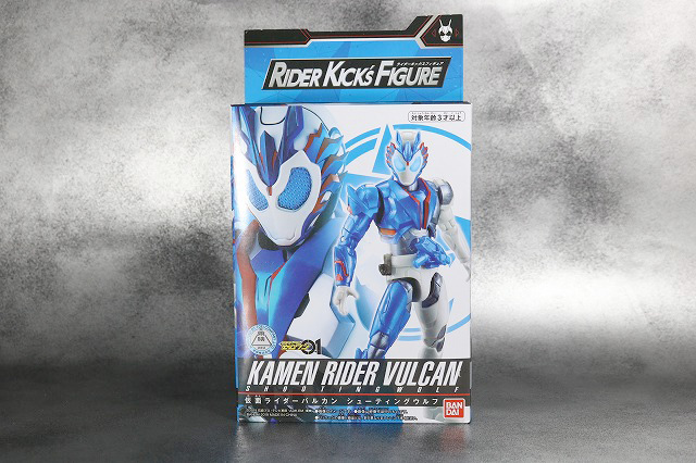 RKF RIDER KICK'S FIGURE 仮面ライダーバルカン　シューティングウルフ　レビュー　パッケージ