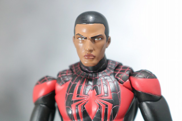 MAFEX　スパイダーマン　マイルス・モラレス　付属品　素顔頭部