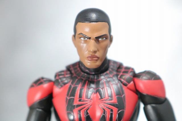 MAFEX　スパイダーマン　マイルス・モラレス　付属品　素顔頭部