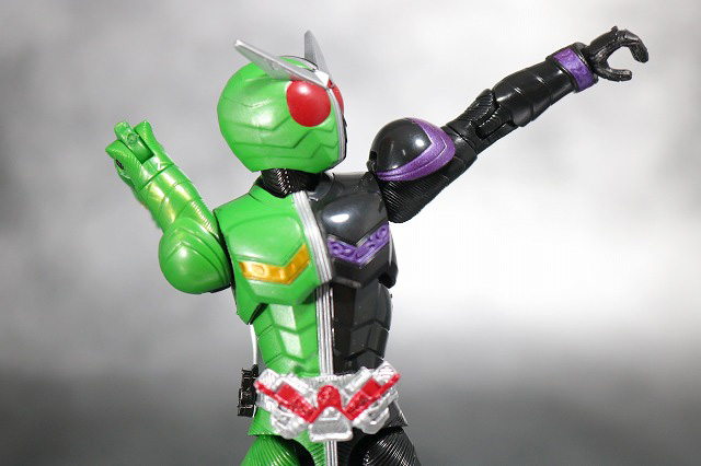 RKF　RIDER KICK'S FIGURE　仮面ライダーW サイクロンジョーカー　レビュー　可動範囲