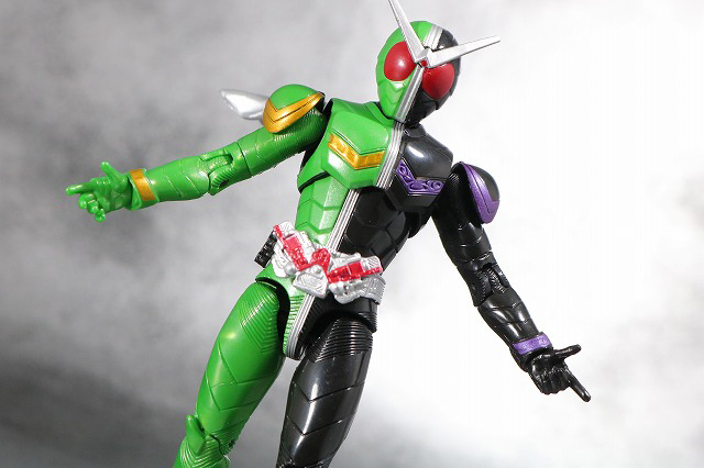 RKF　RIDER KICK'S FIGURE　仮面ライダーW サイクロンジョーカー　ハードボイルダー　レビュー　アクション