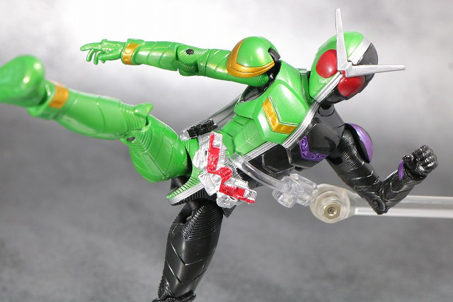 RKF　RIDER KICK'S FIGURE　仮面ライダーW サイクロンジョーカー　ハードボイルダー　レビュー　アクション