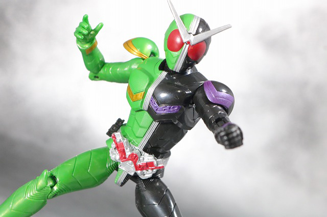 RKF　RIDER KICK'S FIGURE　仮面ライダーW サイクロンジョーカー　ハードボイルダー　レビュー　アクション