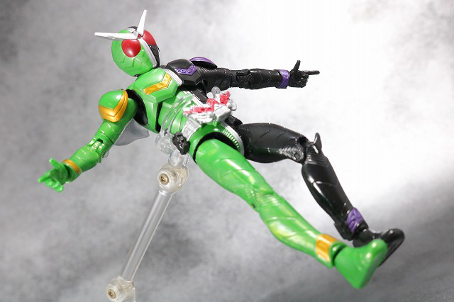 RKF　RIDER KICK'S FIGURE　仮面ライダーW サイクロンジョーカー　ハードボイルダー　レビュー　アクション