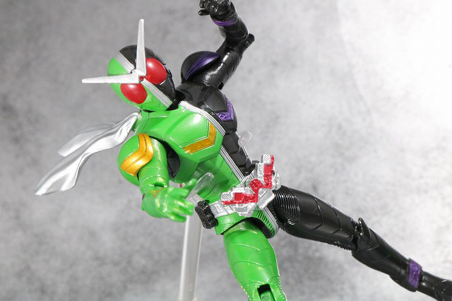 RKF　RIDER KICK'S FIGURE　仮面ライダーW サイクロンジョーカー　ハードボイルダー　レビュー　アクション