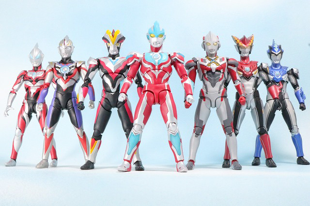 S.H.フィギュアーツ　ウルトラマンギンガ　レビュー　アクション　ニュージェネレーション　ビクトリー　エックス　オーブ　ジード　ロッソ　ブル