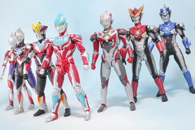 S.H.フィギュアーツ　ウルトラマンギンガ　レビュー　アクション　ニュージェネレーション　ビクトリー　エックス　オーブ　ジード　ロッソ　ブル