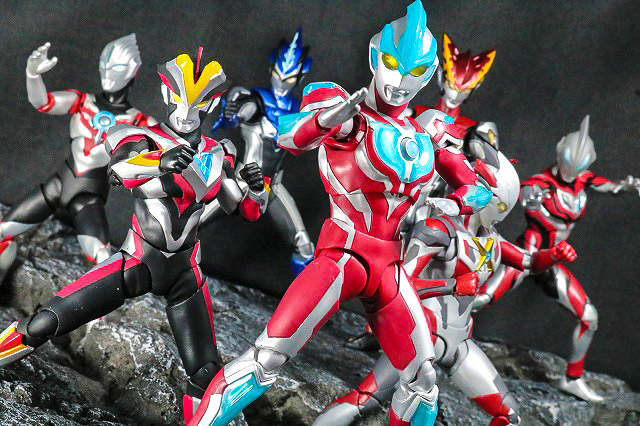 S.H.フィギュアーツ　ウルトラマンギンガ　レビュー　アクション　ニュージェネレーション　ビクトリー　エックス　オーブ　ジード　ロッソ　ブル