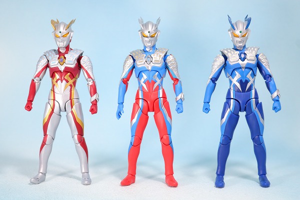 S.H.フィギュアーツ　ルナミラクルゼロ　ストロングコロナゼロ　ウルトラマンゼロ　レビュー　全身　比較